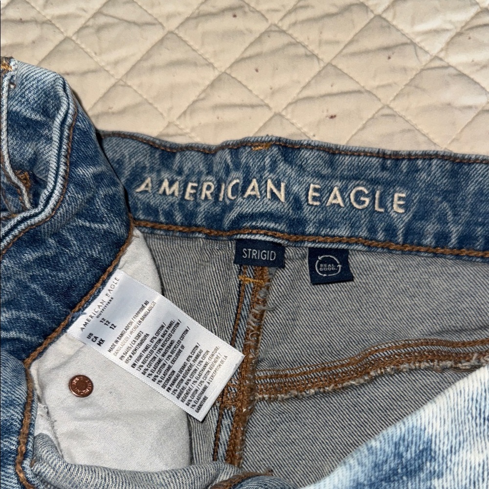 American Eagle Curvy Relaxed Shorts SZ 12 - Picture 3 of 6